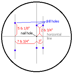 diagram of drill holes